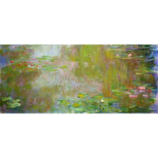 Water lily pond mug