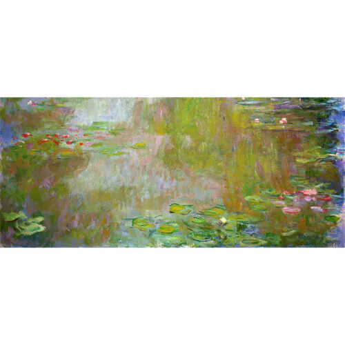 Water lily pond mug