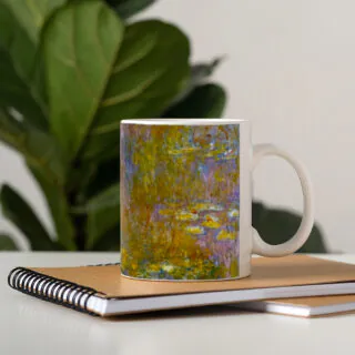 Water liliies mug