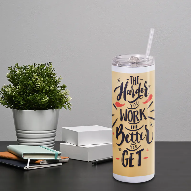 Buy more, save more_20 oz Skinny Tumbler with Straw