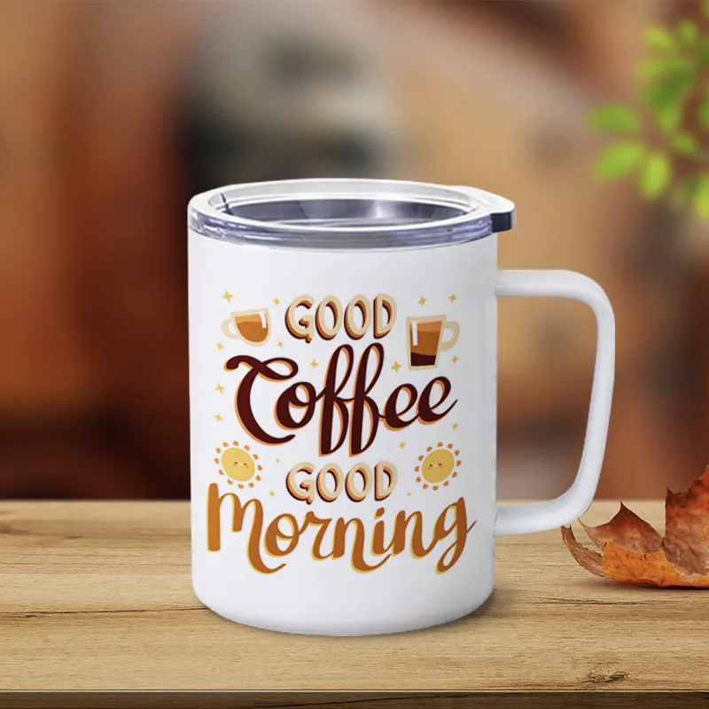 International Coffee Day_10 oz Stainless Steel Insulated Mug